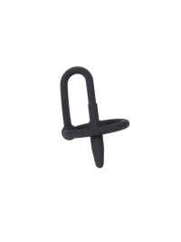 Titus Silikon-Penisplug XL mit 32-mm-Eichelring – schwarze Ausführung