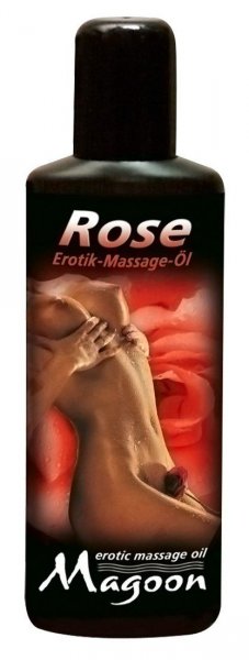 Huile de massage érotique à la rose 100 ml