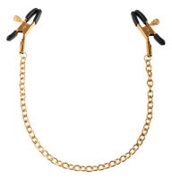 Aperçu: Nipple Clamps Nippelklemmen mit Kette in Gold