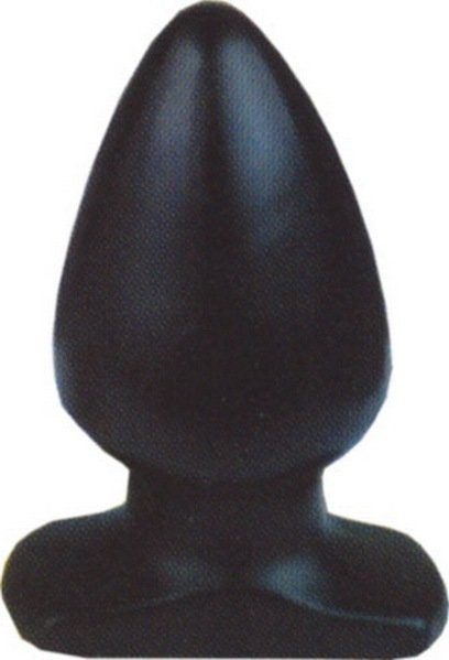 Plug Anal noir de taille moyenne 9,7x5,4cm Plug Anal noir de taille moyenne 9,7x5,4cm