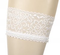 Aperçu: Bas nylon brillants en blanc
