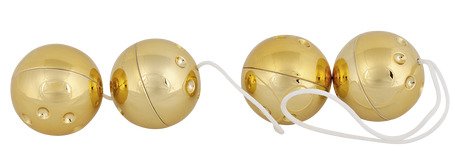 Boules d'amour avec revêtement en or 24 carats Boules d'amour avec revêtement en or 24 carats