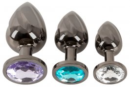 Set luxueux Metal Butt Plug - entraînement anal avec style Set luxueux Metal Butt Plug - entraînement anal avec style