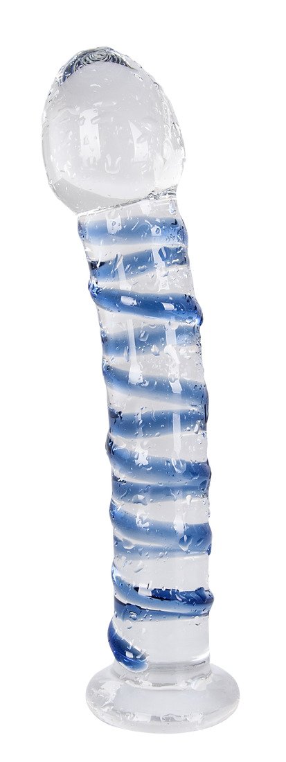 Godemiché en verre transparent Arts Clair Bleu Godemiché en verre transparent Arts Clair Bleu