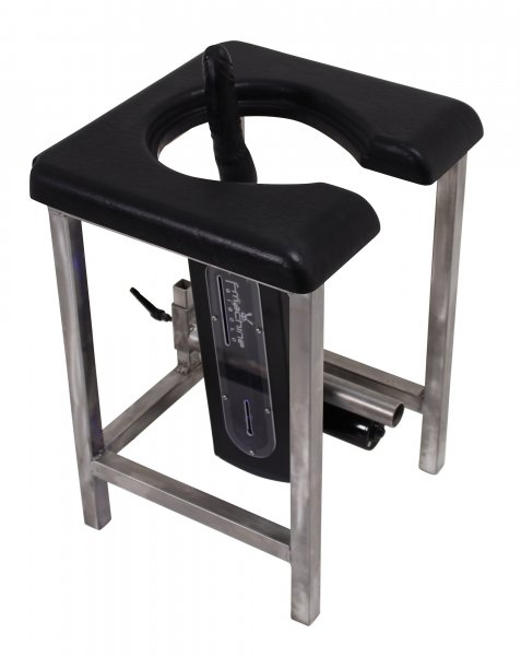 Tabouret esclave avec ouverture d&#039;assise : Fuck Machine sous l&#039;assise