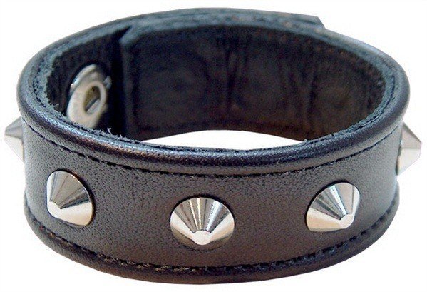 Cockstrap en cuir avec boutons-pression Cockstrap en cuir avec boutons-pression