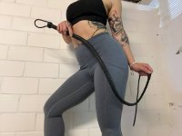 Aperçu: Fouet Singletail en cuir véritable