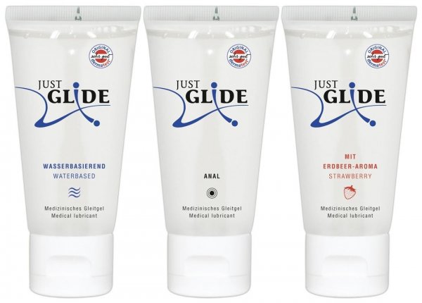 Just-Glide-Set - für den besonderen Sexspaß - auf Wasserbasis