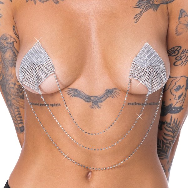 Bijoux intimes Téton Square Argent