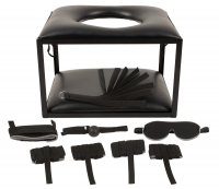 Aperçu: Sexhocker mit Zubehör BDSM Möbel