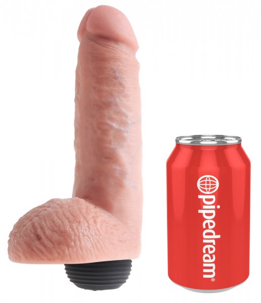 8&quot;&quot; Cock de squirting avec balles