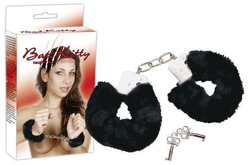 menottes de sécurité avec couverture en peluche noire menottes de sécurité avec couverture en peluche noire
