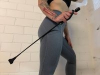 Aperçu: Cravache classique BDSM noir