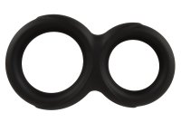 Aperçu: Double anneau pénien extensible en silicone