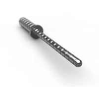 Barre d'acier nervurée