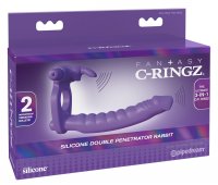 Aperçu: Pénétrateur double en silicone Lapin