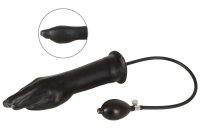 Aperçu: Aufpumpbarer Hand-Pumpdildo aus Latex – mit Ballpumpe