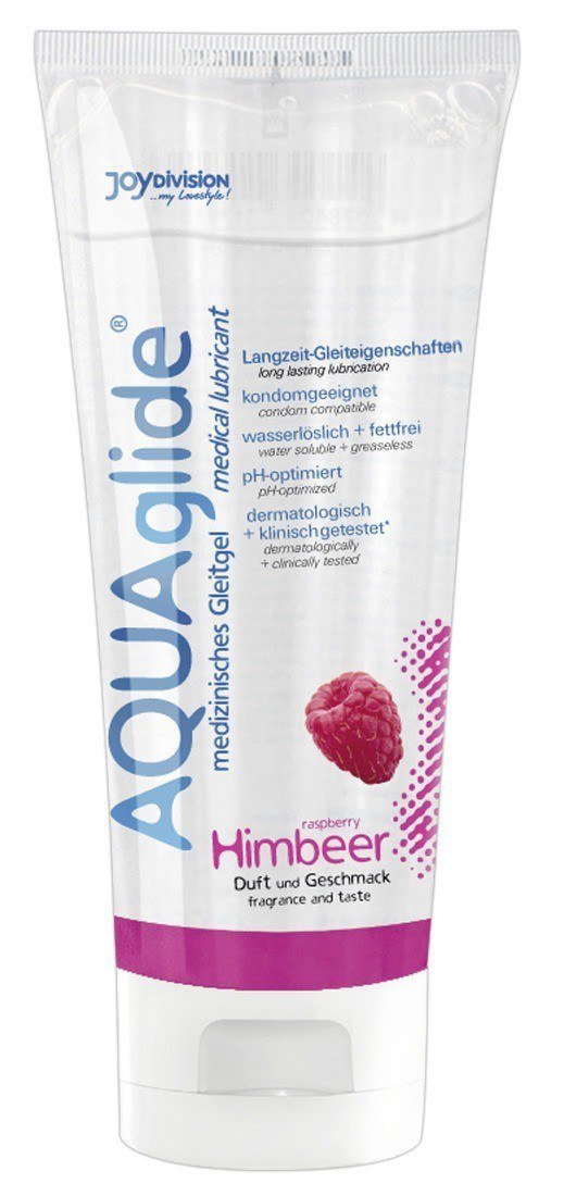 Un lubrifiant au parfum et à l'arôme de framboise !