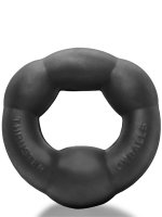 Aperçu: Oxballs THRUSTER Penisring Night Edition Schwarz – Vorderansicht
