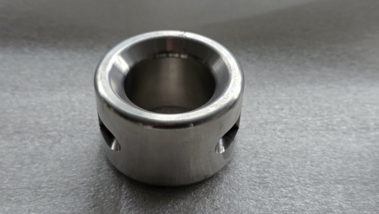 Edelstahl Ballstretcher Höhe: 40 Innendurchmesser: 36 mm Gewicht: 0,56 kg