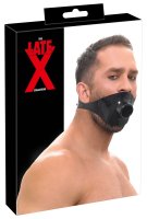 Aperçu: Latex Hohlknebel mit Mundrohr