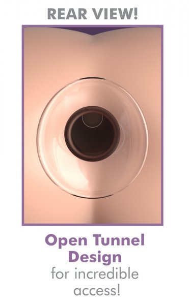 Anal Gaper Plug Tunnel en verre - Ø 6,4 cm