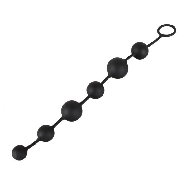collier anal avec six boules Ø 2,3-3,9 cm