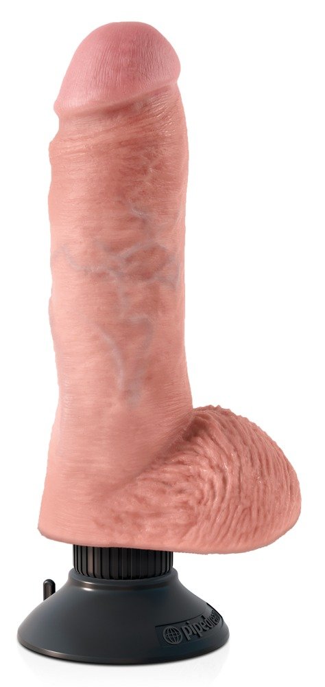 8"" Cock vibrant avec boules