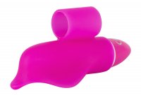 Aperçu: Vibromasseur rose pour les doigts en forme de dauphin