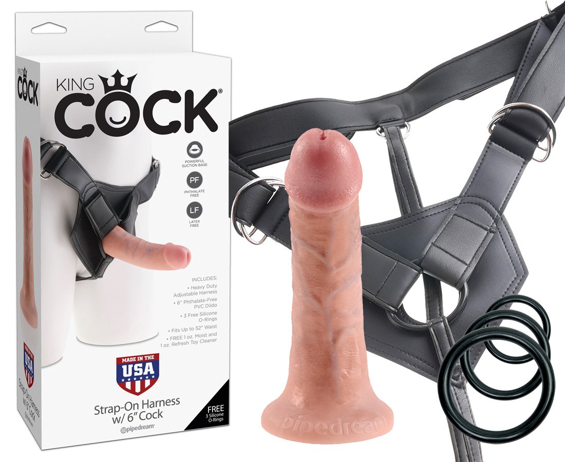 Gode ceinture King Cock : Expérience réalisteØ 4,1 cm