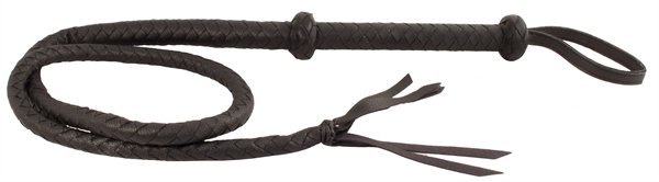 Leder-Bullwhip mit Nylonkern, 150 cm
