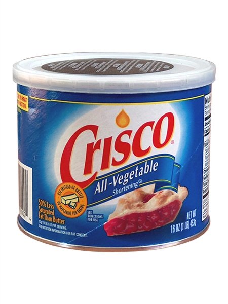 Crisco - un lubrifiant sans produits animaux