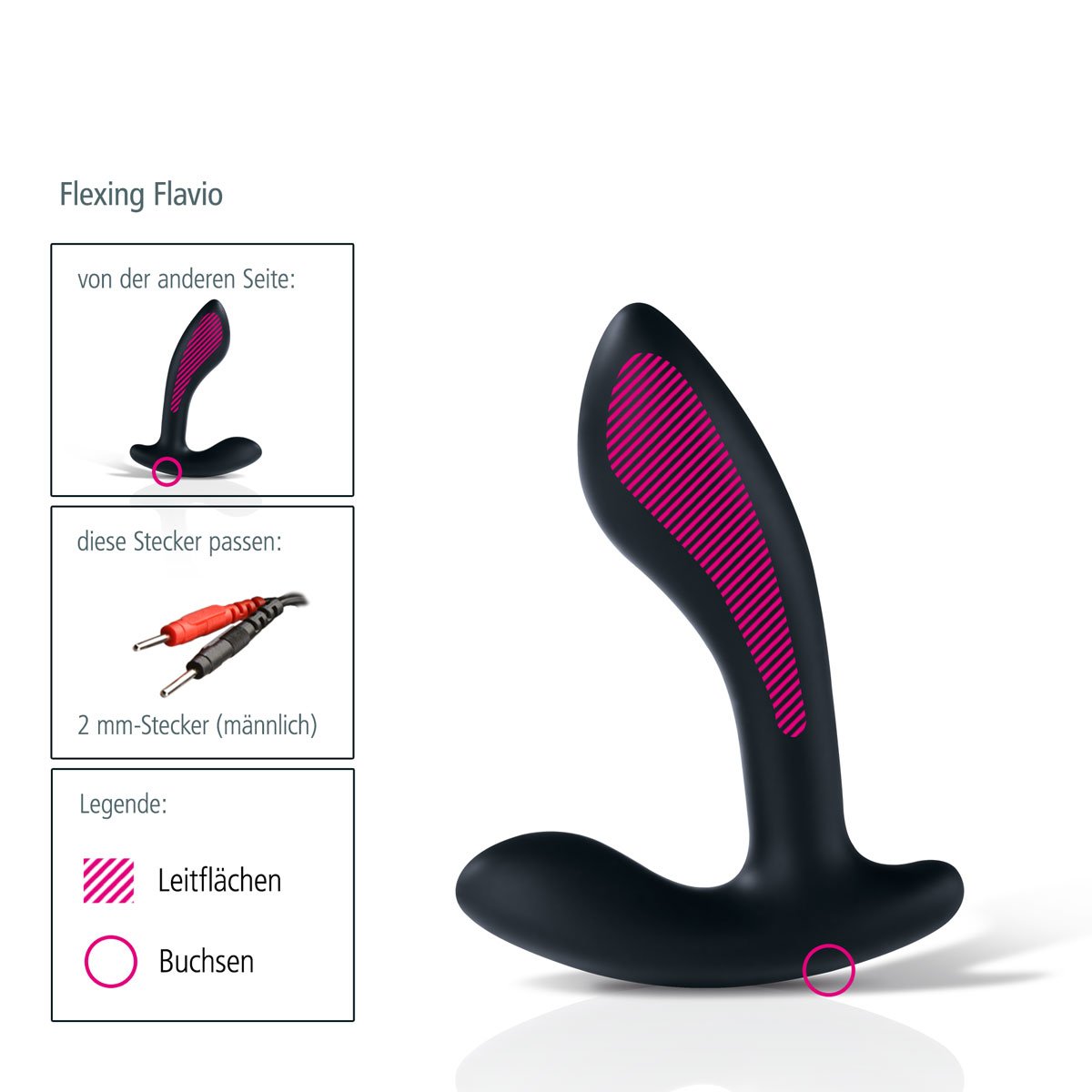 Plug pour débutants pour un massage doux du point P Plug pour débutants pour un massage doux du point P