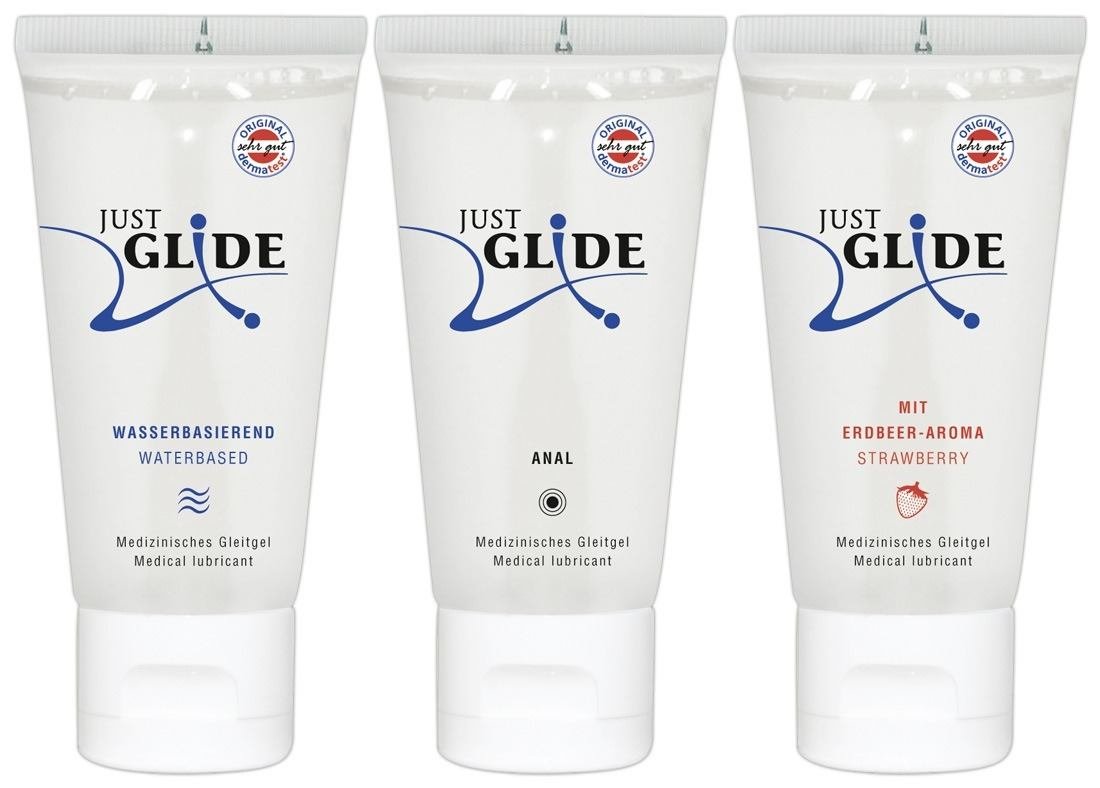 Just-Glide-Set 3 x 200 ml - à base d'eau