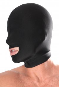 Capuche à ouverture de bouche en spandex