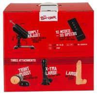 Aperçu: Fickmaschine RC Compact mit zwei Dildos und Masturbator