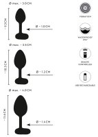 Aperçu: Vibro-Plug Anal Set avec télécommande Aperçu: Vibro-Plug Anal Set avec télécommande