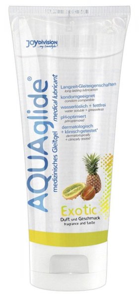 Un lubrifiant au parfum et à l'arôme exotiques !