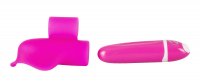 Aperçu: Vibromasseur rose pour les doigts en forme de dauphin