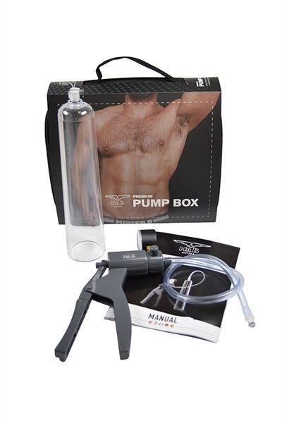 Coffret pompe à pénis Steeltoyz - Organisé &amp; sûr