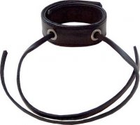 Cockstrap avec cordon en cuir