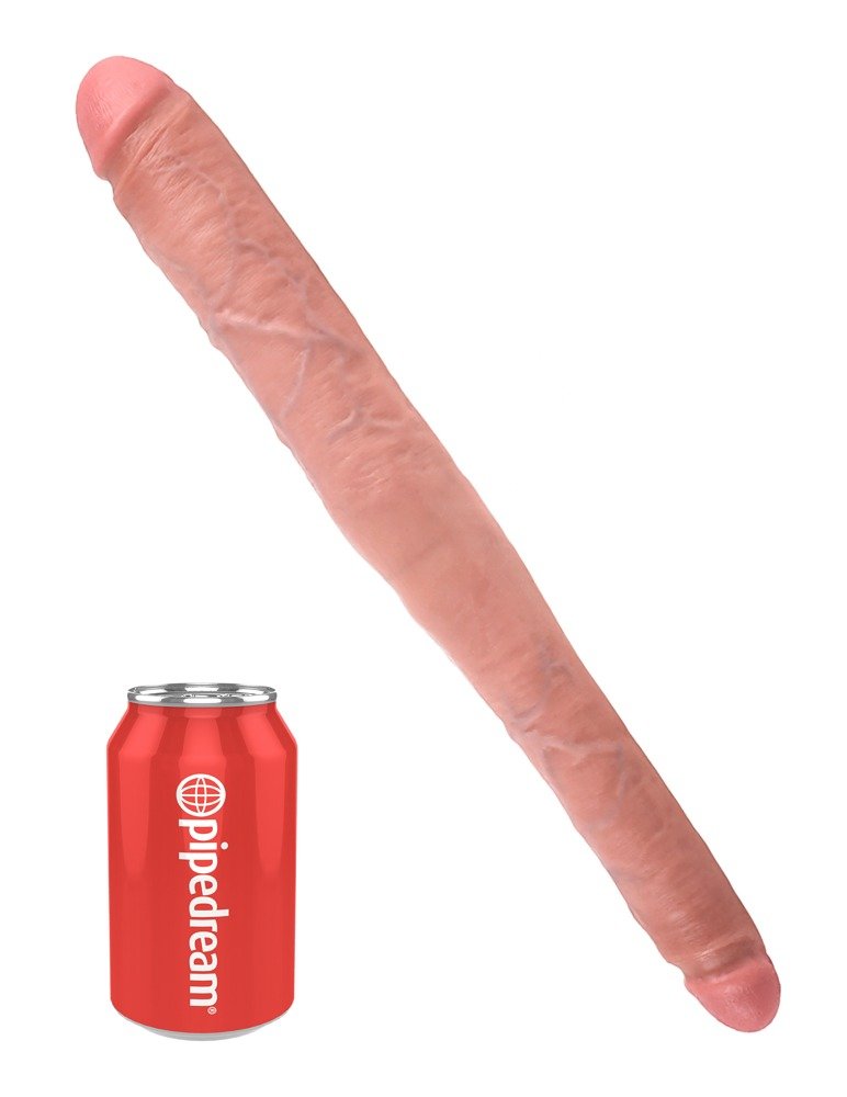 16"" Double godemiché conique