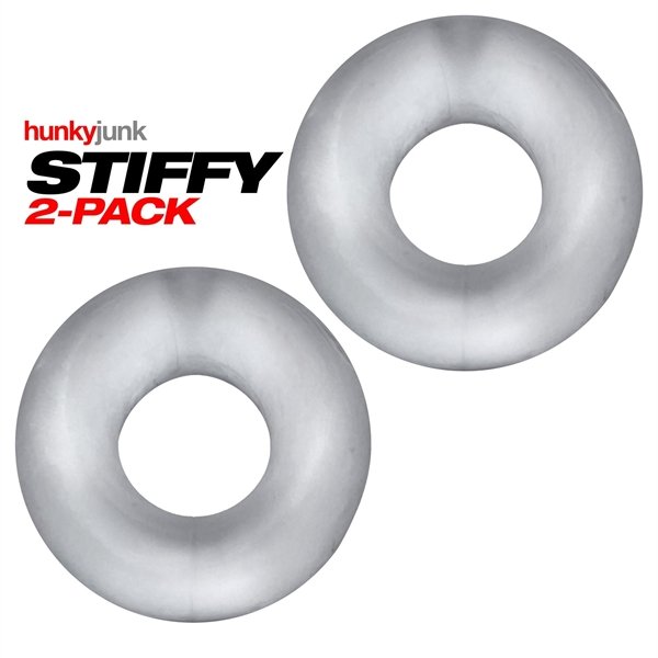 STIFFY Lot de 2 cockrings taureau - Clear Ice STIFFY Lot de 2 cockrings taureau - Clear Ice