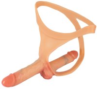 Aperçu: Doppel-Strap-on mit Innen- und Außendildo – Gesamtansicht
